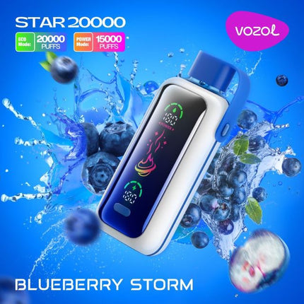 Vozol Star Rechargeable Disposable Vape (20,000 Puffs)