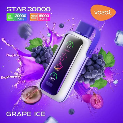 Vozol Star Rechargeable Disposable Vape (20,000 Puffs)