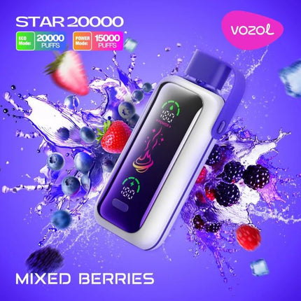 Vozol Star Rechargeable Disposable Vape (20,000 Puffs)