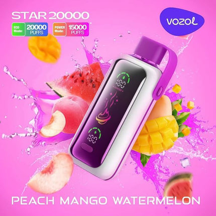 Vozol Star Rechargeable Disposable Vape (20,000 Puffs)