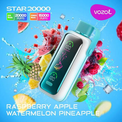 Vozol Star Rechargeable Disposable Vape (20,000 Puffs)