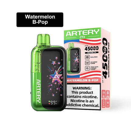 Artery CT3 45K Rechargeable Disposable Vape (45,000 Puffs) Vape Same Day Delivery Dubai 2026
