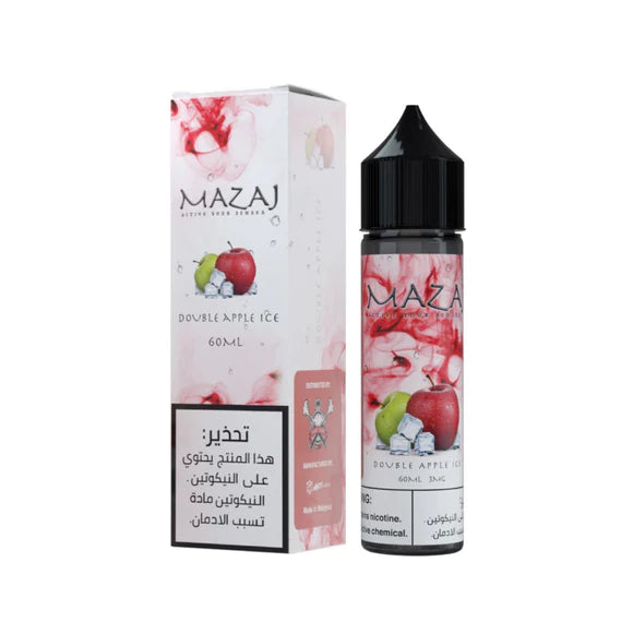 Mazaj Double Apple Ice Freebase E-Liquid Abu Dhabi