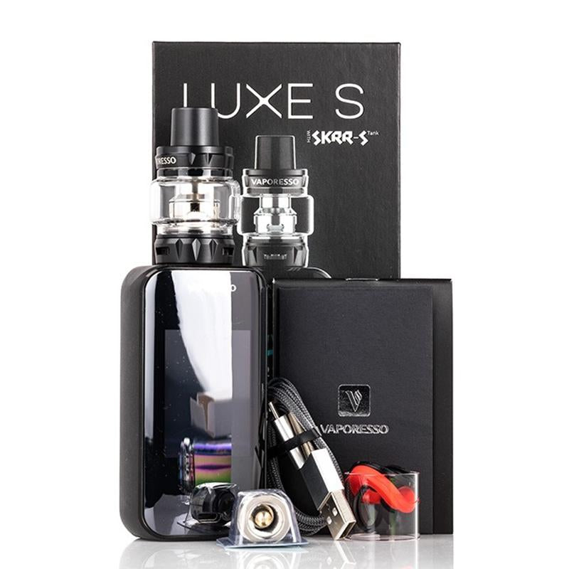 best nicotine free vape juice E Cig Kits :: E Cig Box Mod kits :: Original Vaporesso Luxe 220W Touch  Screen TC Starter Kit with SKRR Tank free shipping