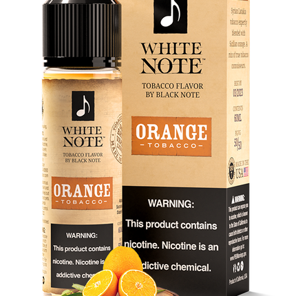 WHITE NOTE - Orange Tobacco 60ML Abudhabi DUBAI OMAN KSA