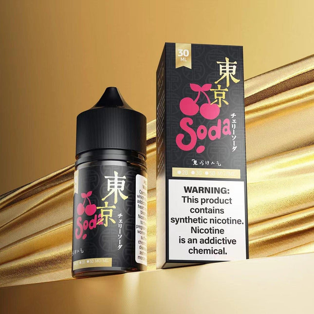 Tokyo Golden Series Cherry Soda Saltnic 30ml Abu Dhabi Dubai Al Ain Ajman KSA