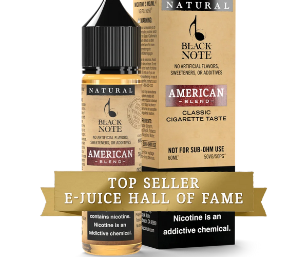 black note disposable vape Black Note American Blend Freebase E-Liquid UAE