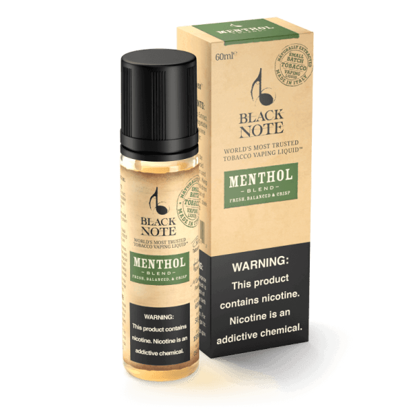 Black Note Menthol Blend 60ML Abu Dhabi Dubai Fujairah, kSA Saudi Arabia