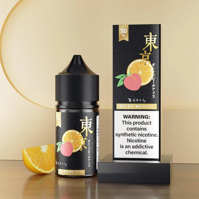 Tokyo Golden Series Orange Peach Saltnic 30ml Abu Dhabi Sharjah Dubai KSA