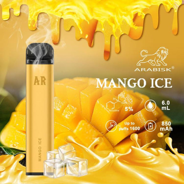 ARABISK AR DISPOSABLE VAPE PEN 1600 PUFFS ABUDHABI DUBAI KSA