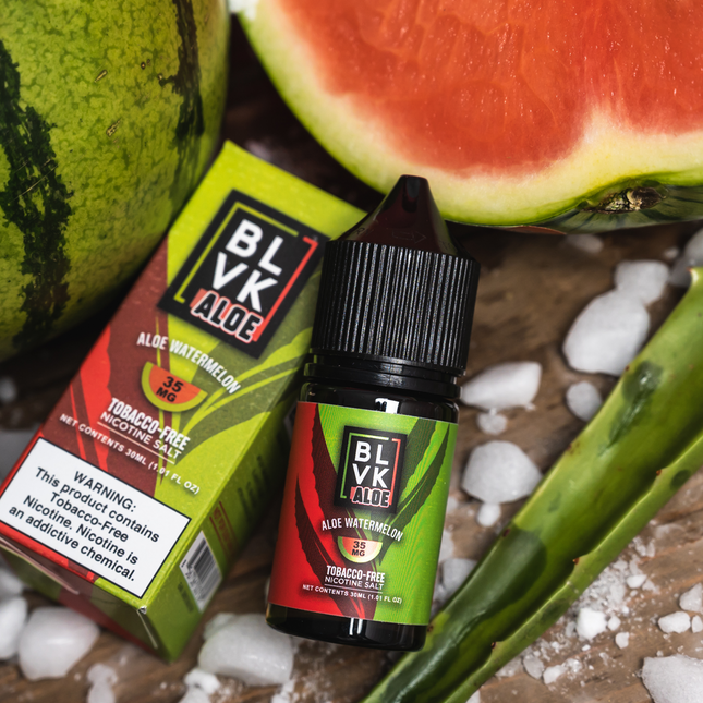 ALOE WATERMELON - BLVK ALOE SALTS - 30ML ABU DHABI DUBAI AL AIN SHARJAH FUJAIRAH KSA QATAR