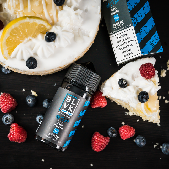 Lemon Berry Pie -  BLVK Hundred Eliquid Abu Dhabi Ruwais Ajman RAK KSA