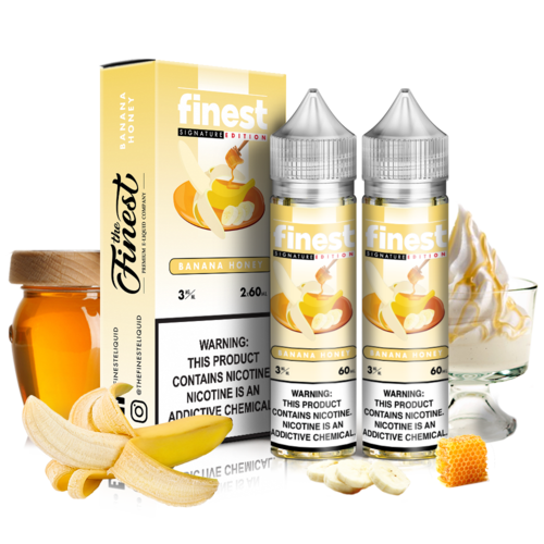 The Finest Banana Honey Signature Freebase E-Liquid