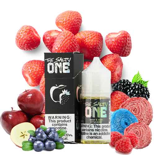 Beard Vape The Salty One Sweet & Sour Apple Berry SaltNic 30ml
