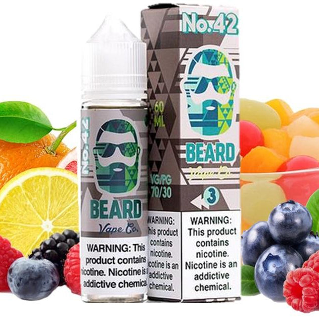No 42 60ml Eliquid by Beard Vape available in Dubai Abu Dhabi UAE online store