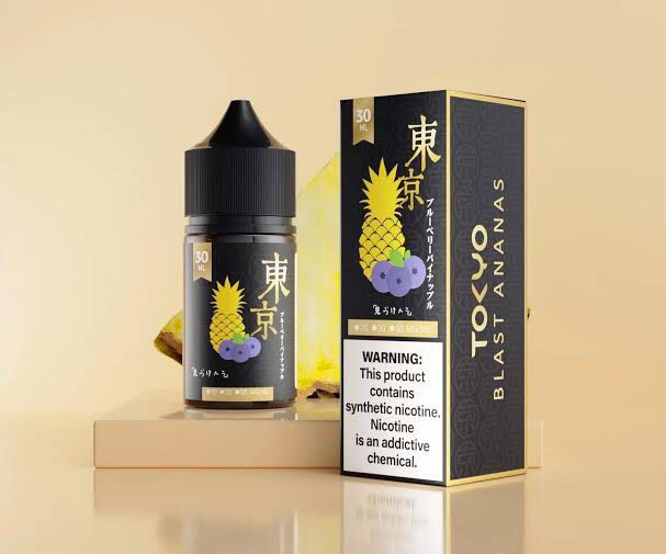 Tokyo Golden Series Blast Ananas Saltnic 30ml Abu Dhabi RAK Dubai KSA