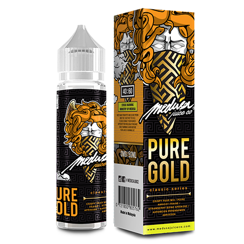Pure Gold Classic Series - Medusa Juice Co. 60ml  ABU DHABI DUBAI AL AIN SHARJAH RUWAIS KSA
