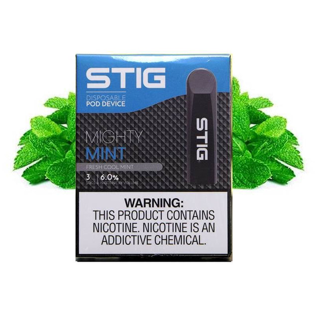 stig vape price VGOD STIG Mighty Mint Disposable Vape Pod Abu Dhabi