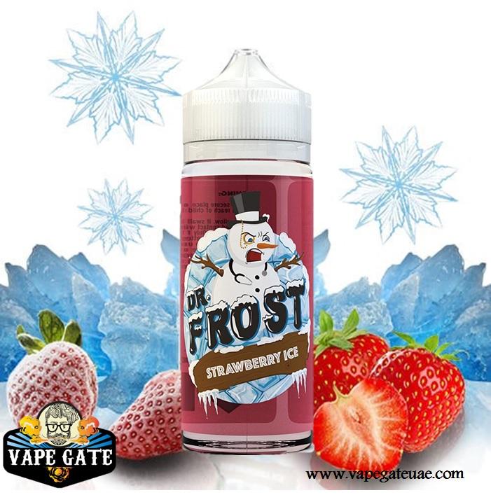 Dr Frost Strawberry Ice Freebase E Liquid UAE Vape Delivery Sharjah Dr Frost Strawberry Ice Freebase E Liquid UAE Vape Delivery Sharjah