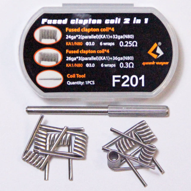GEEKVAPE F201 FUSED CLAPTON VAPE COILS