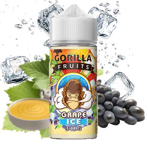 Gorilla Fruits Grape Ice E Liquid Best Vape 2025