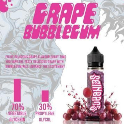 Seinbros Grape Bubblegum Freebase E-Liquid ( Zero Nicotine )