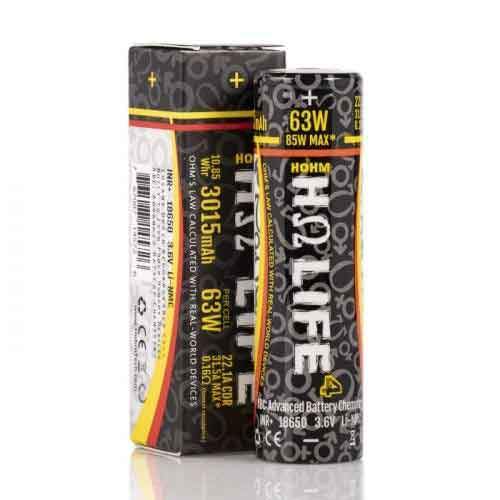 Hohm Tech Life 4 18650 3015mAh 22.1A Battery