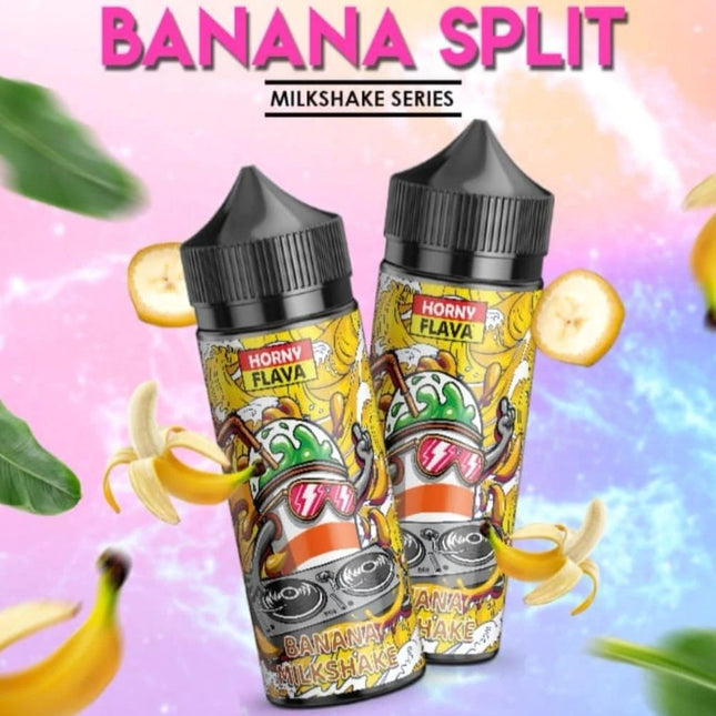 Horny - Banana Milkshake 120ml E Liquid by Horny Flava ABU DHABI DUBAI KSA