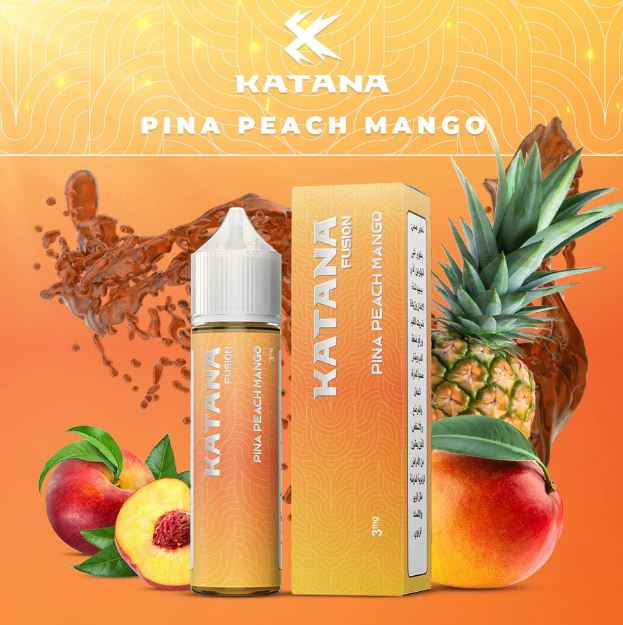 Katana Fusion Pina Peach Mango E Liquid Best Vape Shop in 2025
