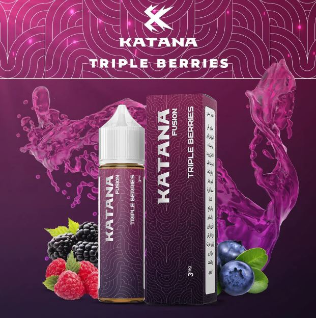Katana Fusion Triple Berries Next Day Vape Delivery Sharjah