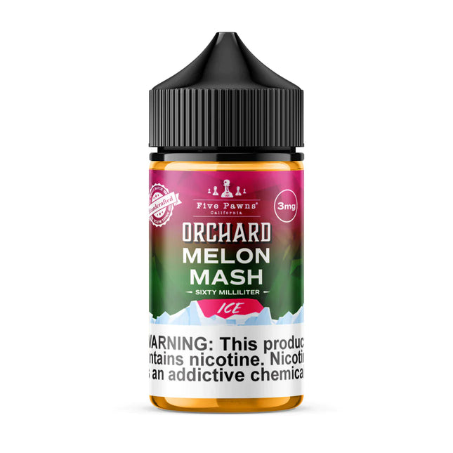 MELON MASH ICE - ORCHARD BLEND FRUIT 60ML ELIQUID BY FIVE PAWNS DUBAI ABU DHABI AL AIN RAS AL KHAIMAH SHARJAH KSA