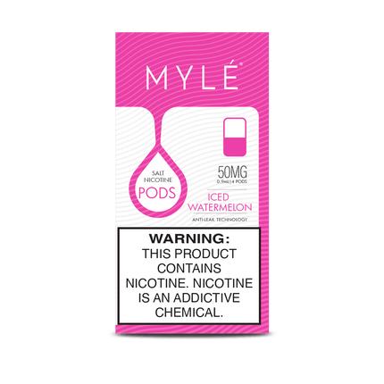 Finest MYLE Disposable Pods - MYLE Pods Iced Watermelon Flavor - Vape For Less