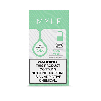 Finest MYLE Disposable Pods Kit - MYLE Pods Iced Lemon Mint Flavor - Vape For Less