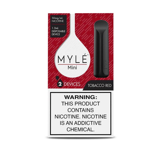 MYLE Mini Tobacco RED Disposable Vape