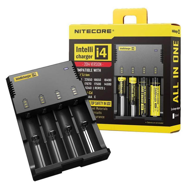 Nitecore D4 or I4 Intelligent Charger, Vape Charger, Authentic Charger Dubai,Vape Gate UAE, 