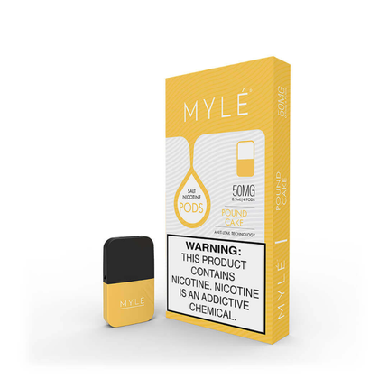 Premium-Quality MYLE Disposable Pods Kit - MYLE Pods Pound Cake Flavor - Vape For Less
