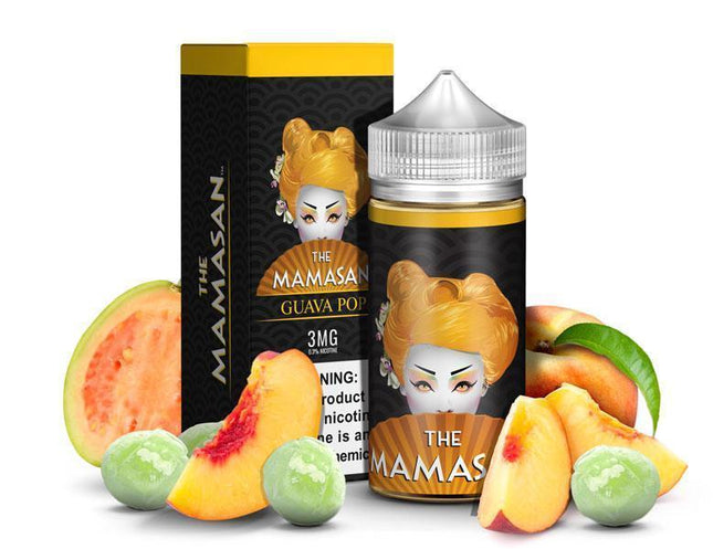 The Mamasan Guava Pop Freebase E-Liquid
