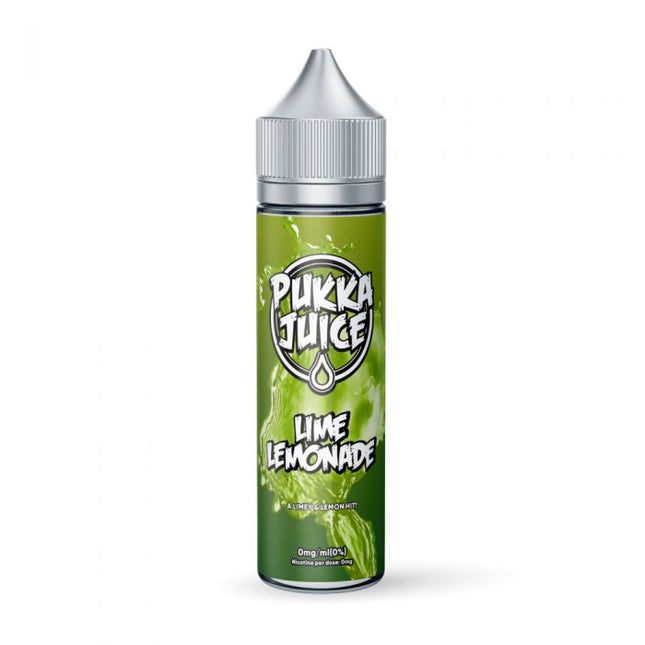 LIME LEMONADE - BY PUKKA JUICE 60ml E JUICE Abudhabi KSA AL AIN UAE