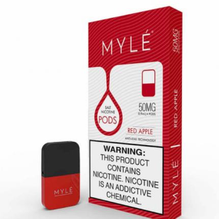 Superb-Quality MYLE Disposable Pods Kit - MYLE Pods Red Apple Flavor - Vape For Less