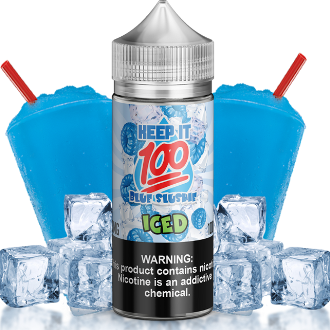 Blue Slushie Ice 100ml E Liquid by Keep It 100 Ruwais Dubai & Abu Dhabi UAE