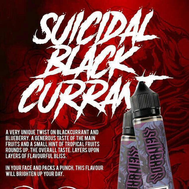 Seinbros Suicidal Blackcurrant 60ml E Liquid Vape Delivery in Ras Al Khaimah