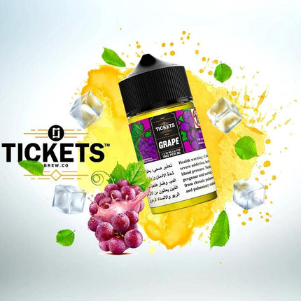 Tickets Brew Co Grape Freebase E-Liquid