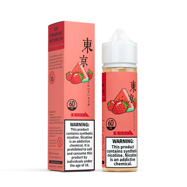 Tokyo Iced Strawberry Watermelon E Liquid Vape Online Delivery in 2025