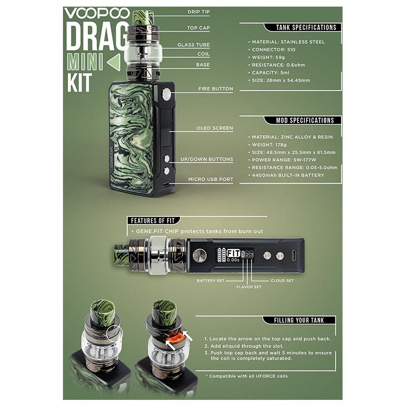 VOOPOO Drag Mini Vape Kit Dubai | Voopoo Dubai | Vape Kit Abu Dhabi UAE ...