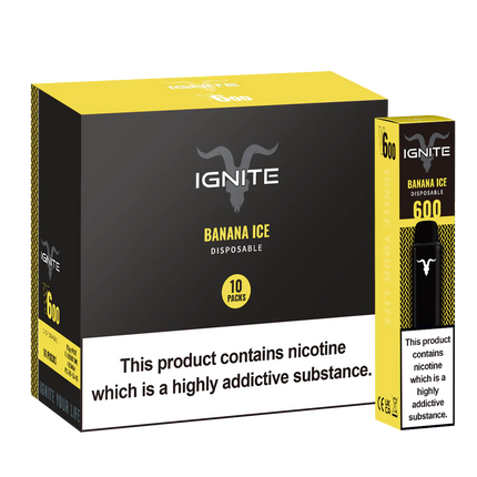 IGNITE – V600 (600 Puffs - 20 mg) Disposable Vape ABU DHABI DUBAI KSA