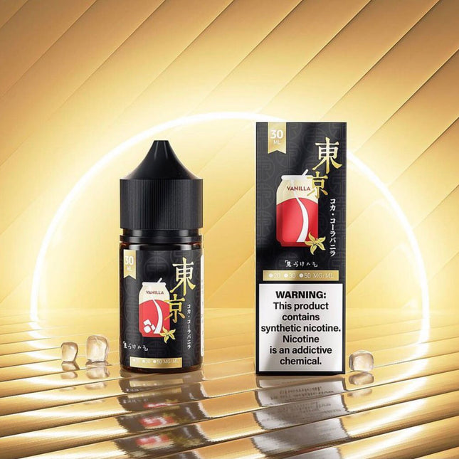 Tokyo Golden Series Vanilla Cola Saltnic 30ml Abu DHabi DubaI aL aIN ksa