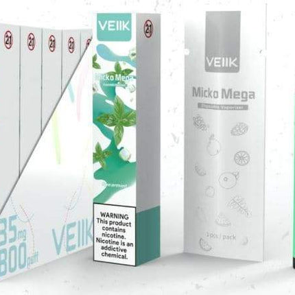 Veiik Micko Mega Disposable Vape with 800 Puffs Best Vape Delivery in Abu Dhabi and Dubai 2025