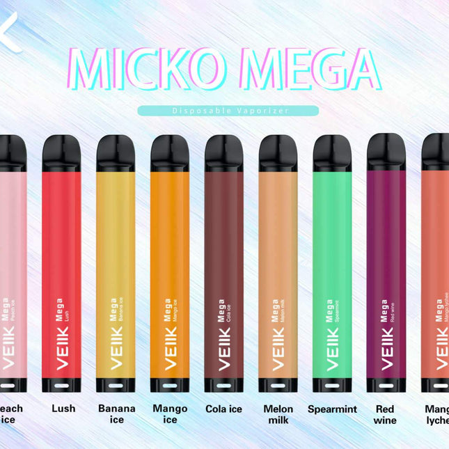 Veiik Micko Mega Disposable Vape with 800 Puffs Best Vape Delivery in Abu Dhabi and Dubai 2025