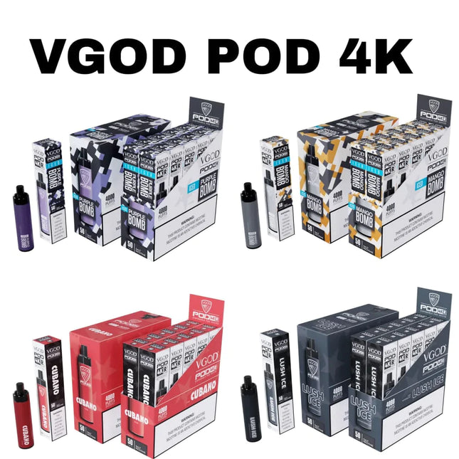 Vgod Pod 4K Disposable Vape (4,000 Puffs) Best Online Offer in Abu Dhabi 2025