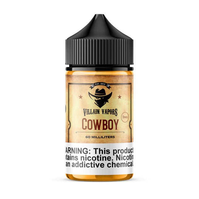 Villain Vapors Cowboy - 60ml E liquid by Five Pawns California DUBAI ABU DHABI AL AIN RUWAIS KSA